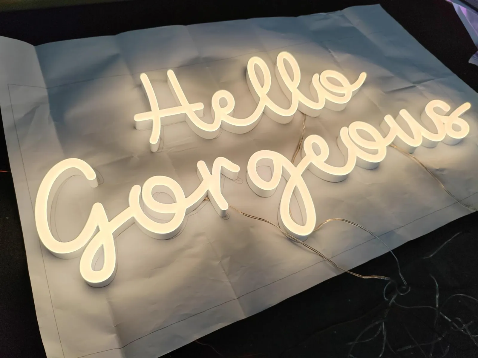 Neon-Profilbuchstaben – 1